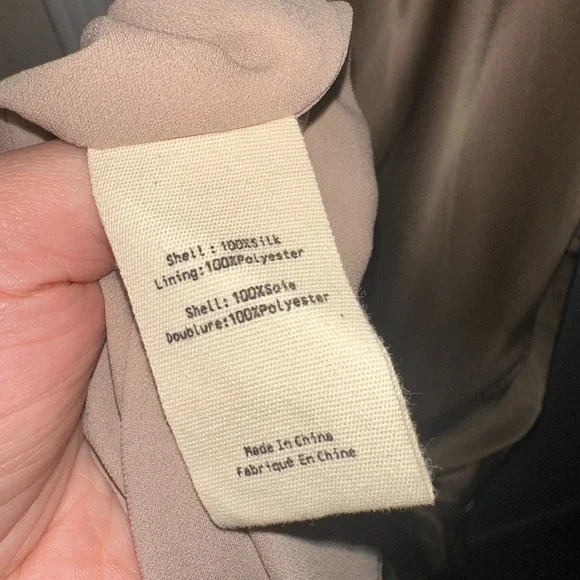 L'AGENCE Serita Maxi V Neck Bias Silk Gown Dress size 8 - Picture 12 of 14